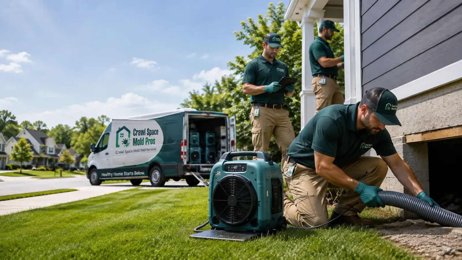 Crawl Space Mold Removal in Dundas, IL